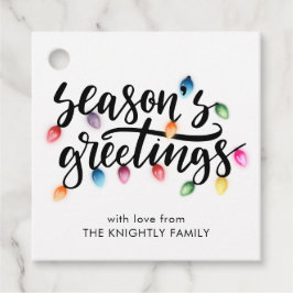 God jul i Ljus Säsonhälsningar i Namn Gåvor Etiketter