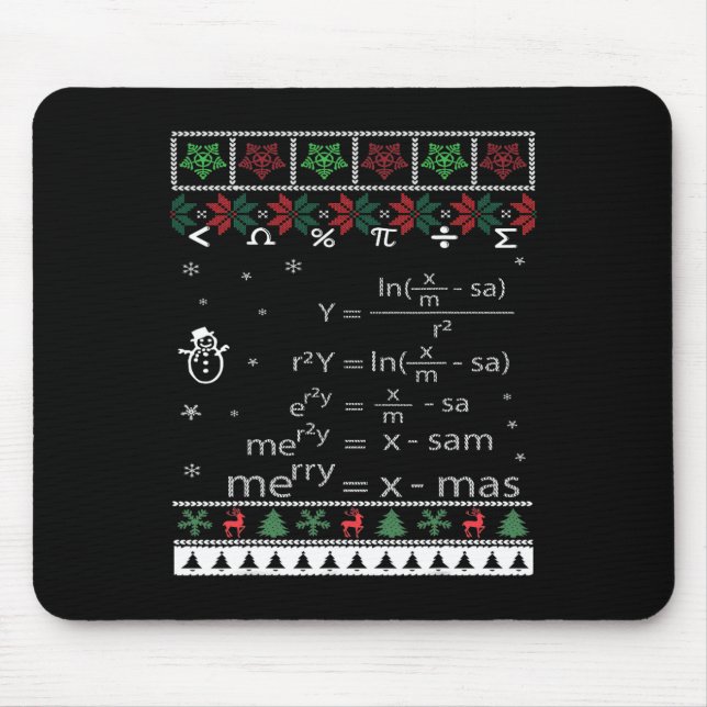 God jul i Math Eq Musmatta (Framsidan)