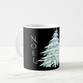 God jul i Modern Snö Träd CHANGE FÄRG Kaffemugg
