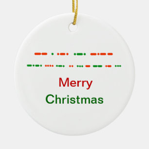 God jul i morsealfabetjulaftonprydnad julgransprydnad keramik