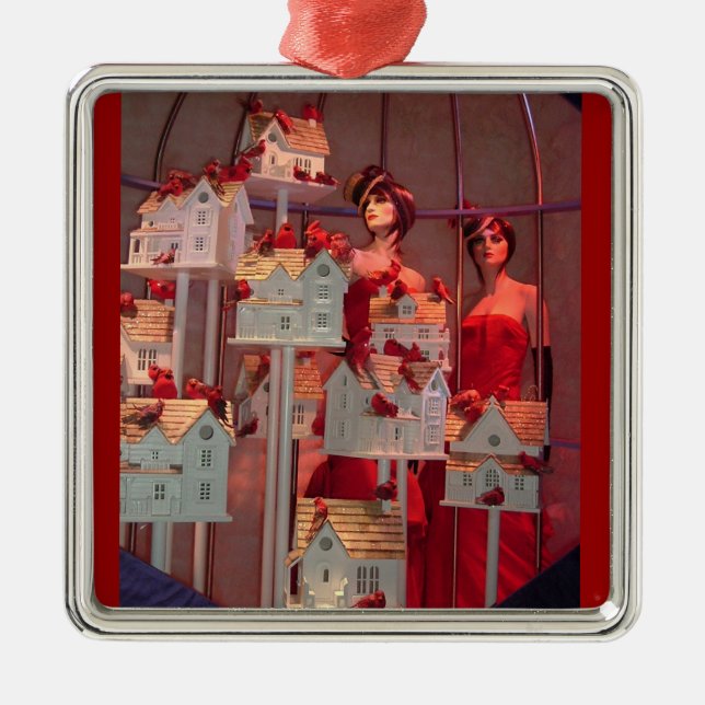 God jul i New York-Visningen Julgransprydnad Metall (Framsidan)