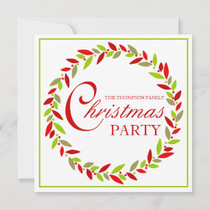 God jul i Party Inbjudningar