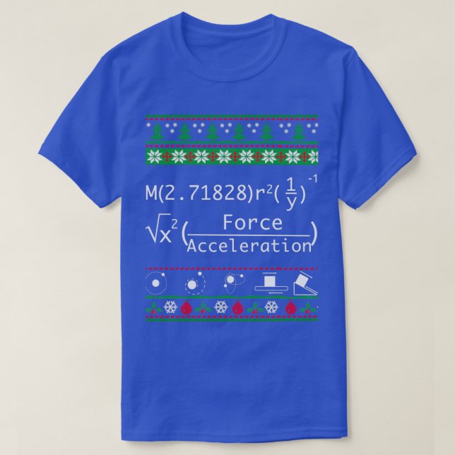 God jul i Phys T Shirt (Design framsida)