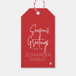 God jul i Rand Helgdag Presentetikett