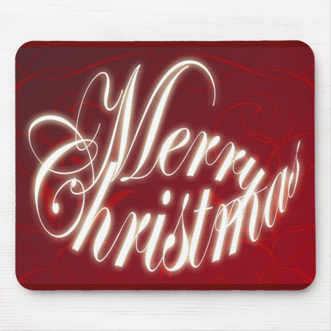 God jul i Red Mousepad Musmatta (Framsidan)