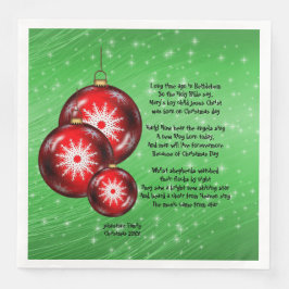 God jul i Sång, lång tid sedan Pappersservett