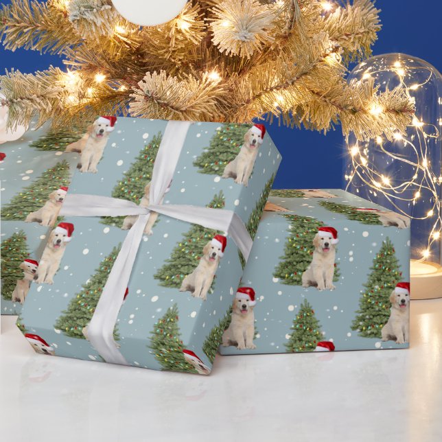 God jul i Snöflingor Presentpapper (Helgdagar)