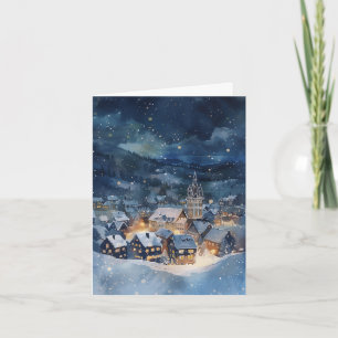 God jul i staden himmel kort