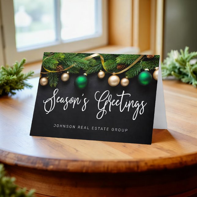 God jul i Träd under säsongen i Gräs Helgkort (Skapare uppladdad)