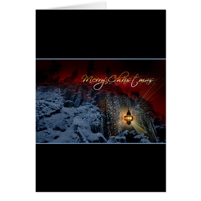 God jul II - kort, Hälsning Hälsningskort (Framsidan)