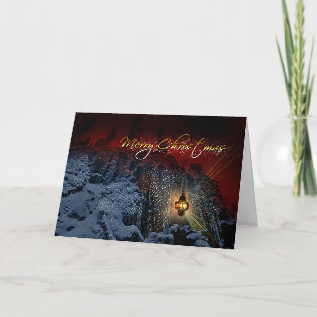 God jul II - kort, Hälsning Helgkort (Framsida)