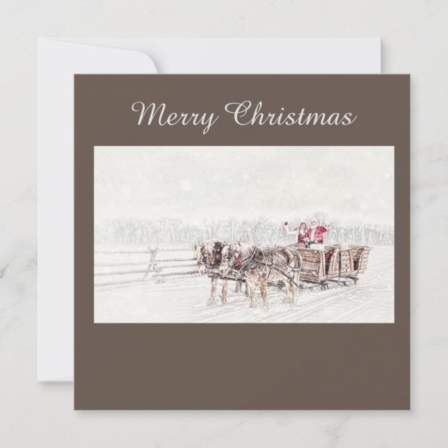 God jul inbjudningar (Framsida)