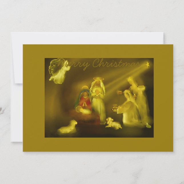 God jul inbjudningar (Framsida)