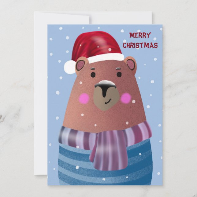 God jul inbjudningar (Framsida)