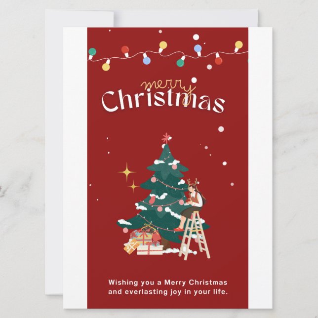 God jul inbjudningar (Framsida)