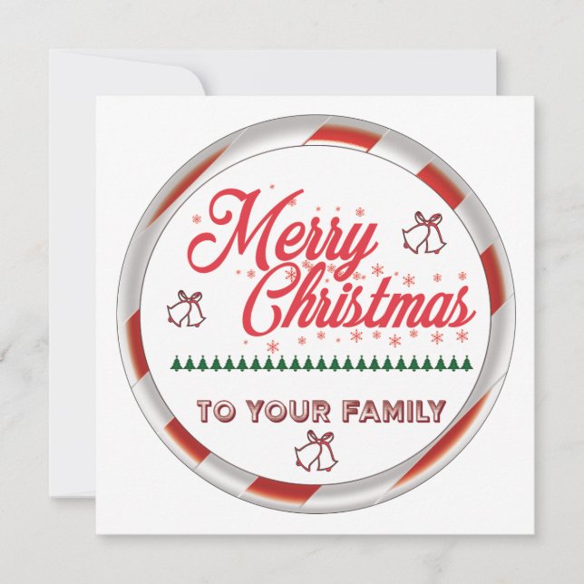 God jul inbjudningar (Framsida)