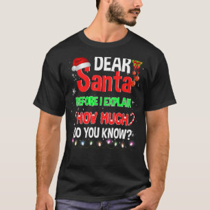 God jul innan jag förklarar hur mycket jag gör t shirt