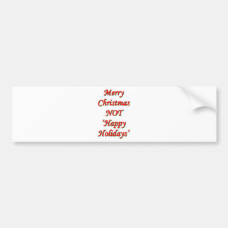 God jul INTE 'glad helg Bildekal