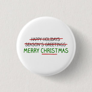 God jul inte säsong hälsningar knapp