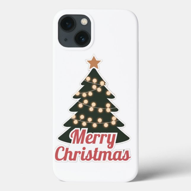 God jul iPhone 13 Fodral: Festive New Model (Baksida)