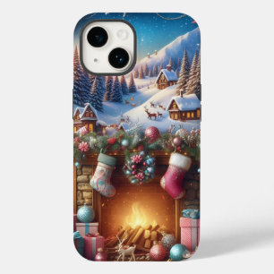 God jul iPhone 14 Tuff Fodral