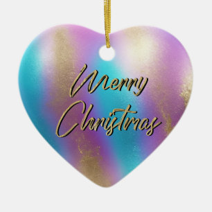 God jul Iridescent Rainbow Glam Julgransprydnad Keramik