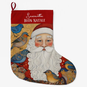 God Jul Italien Stor Julstrumpa