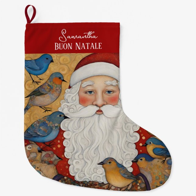 God Jul Italien Stor Julstrumpa (Framsidan)