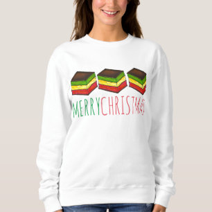 God jul Italienska regnbåge sju Lagrar Cookie T-shirt