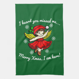 God jul Jag är här Kökshandduk