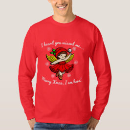 God jul Jag är här långärmaden T Shirt