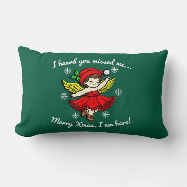 God jul Jag är här Lumbarkudde (Framsida)