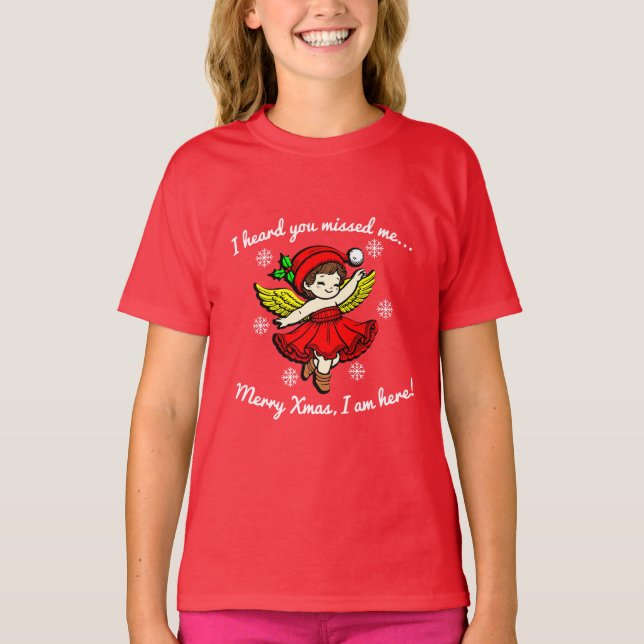 God jul Jag är här T Shirt (Framsida)