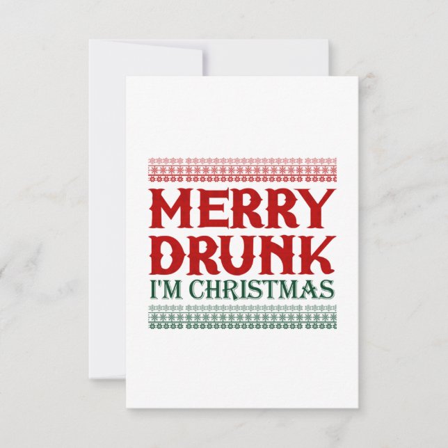 God jul jag är jul inbjudningar (Framsida)