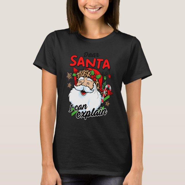 God jul, jag kan förklara Jultomten Jo T Shirt (Framsida)