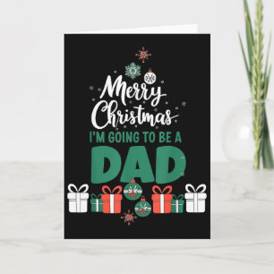 God Jul Jag Kommer Att Bli Pappa Gravid Fru Kort