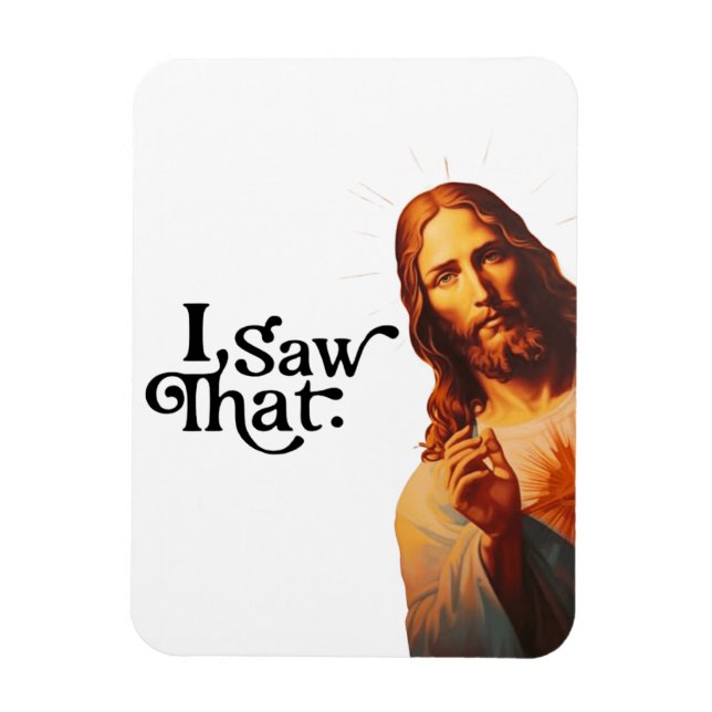 God jul, jag såg att Jesus, jag såg det Magnet (Vertikal)