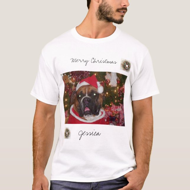 god jul jessica t-shirt (Framsida)