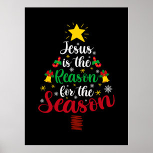 God jul Jesus är orsaken Poster