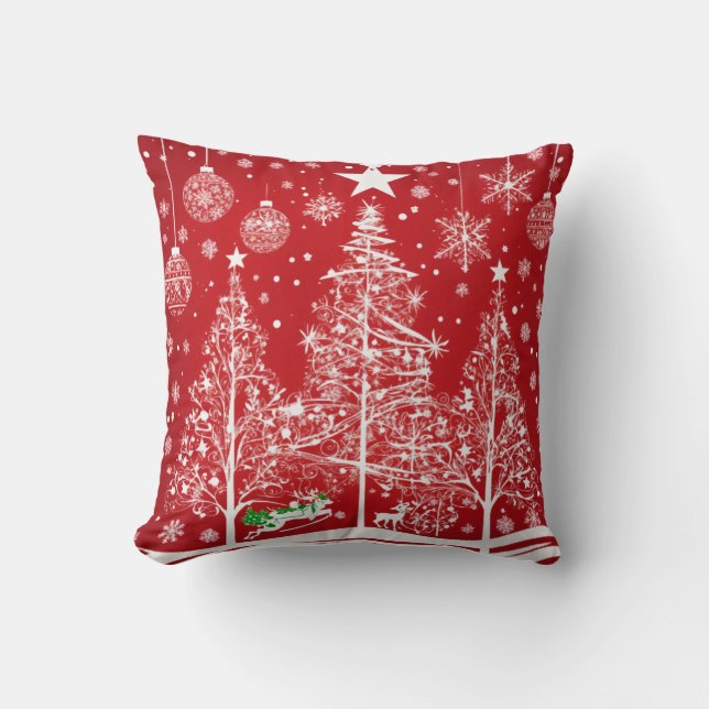 God jul Joy Clipart Design Kudde (Framsida)