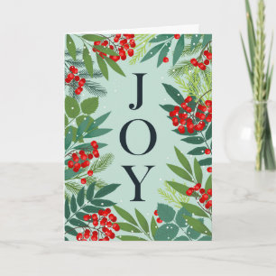 God Jul JOY Företagshälsning Helgkort