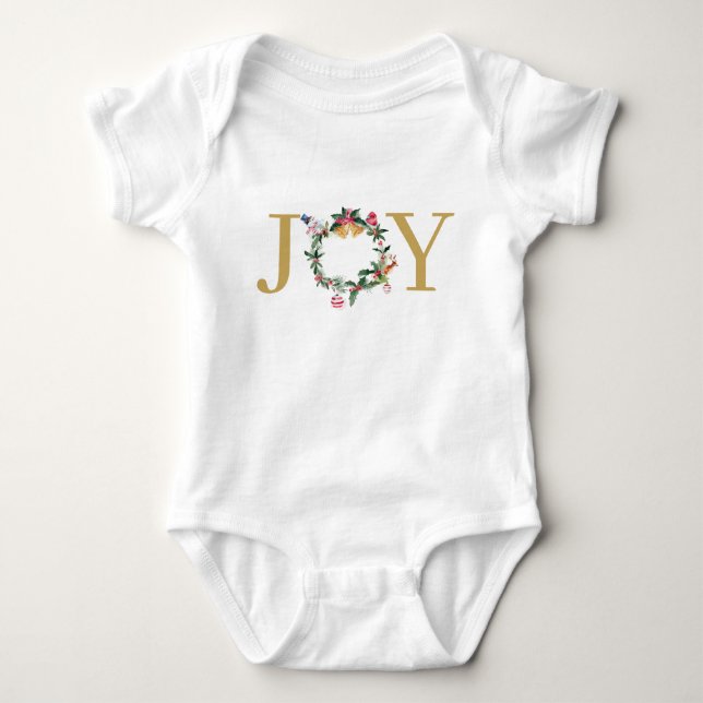 God jul Joy hälsning T Shirt (Framsida)