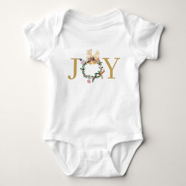 God jul Joy hälsning T Shirt (Framsida)