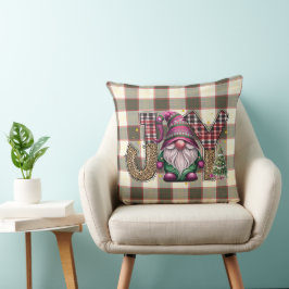 God jul Joy Nordic Gnome Play Girly Kudde