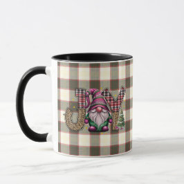God jul Joy Nordic Gnome Play Girly Mugg