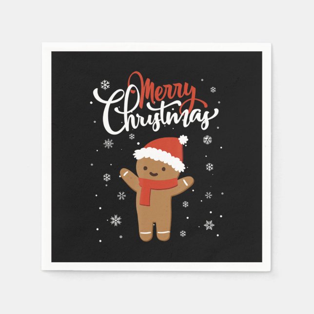 God jul | Jristmas-cookie Pappersservett (Framsidan)