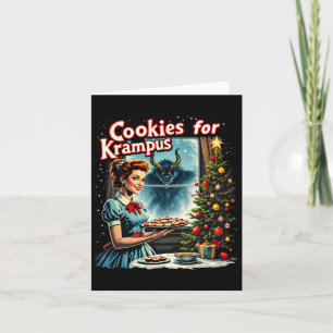 God jul Julafton Cookies for Krampus Graphic U Kort