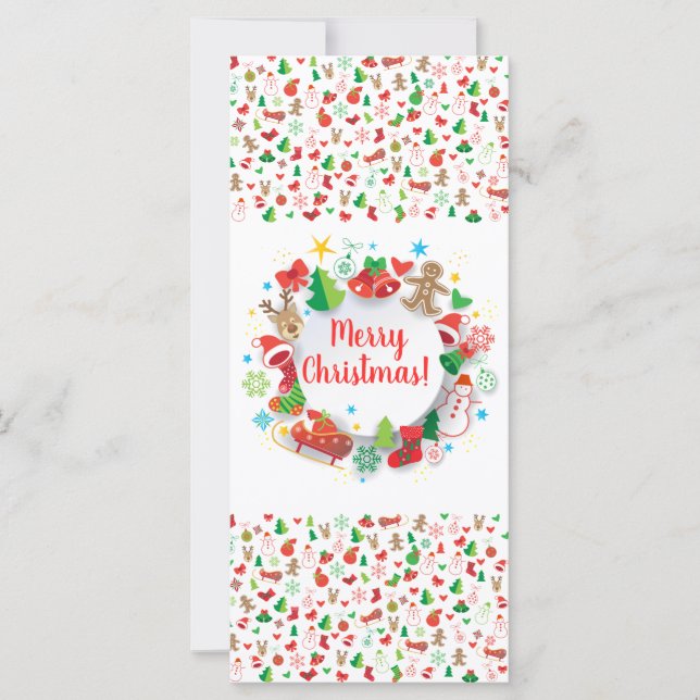 God Jul! JULAFTON Gott nytt år Dekoration (Framsida)