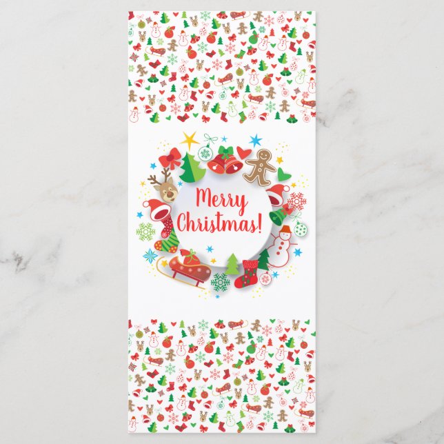 God Jul! JULAFTON Gott nytt år Dekoration (Framsida)