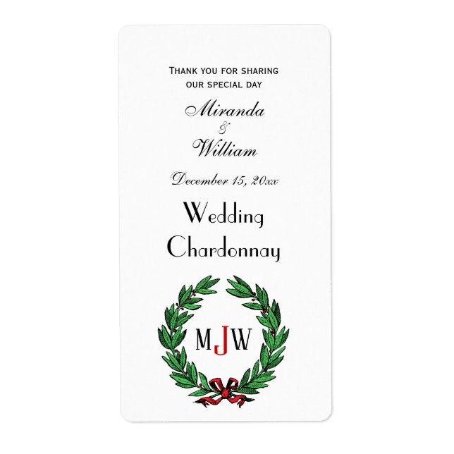 God jul, Julafton Holly Wandeandogram Fraktsedel (Framsidan)